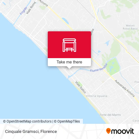 Cinquale Gramsci map