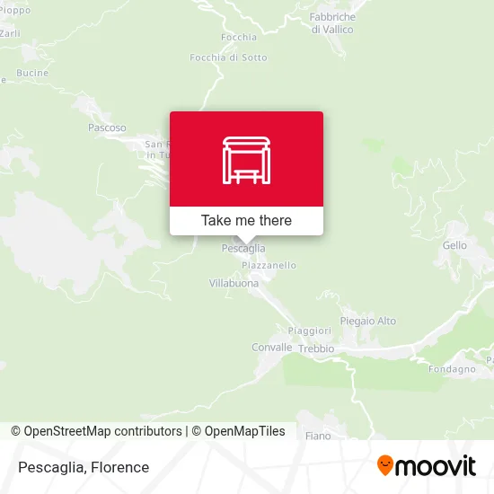 Pescaglia map