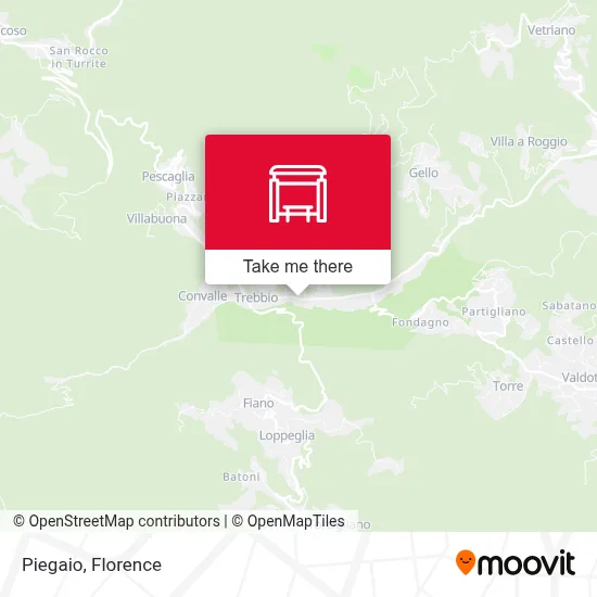 Piegaio map