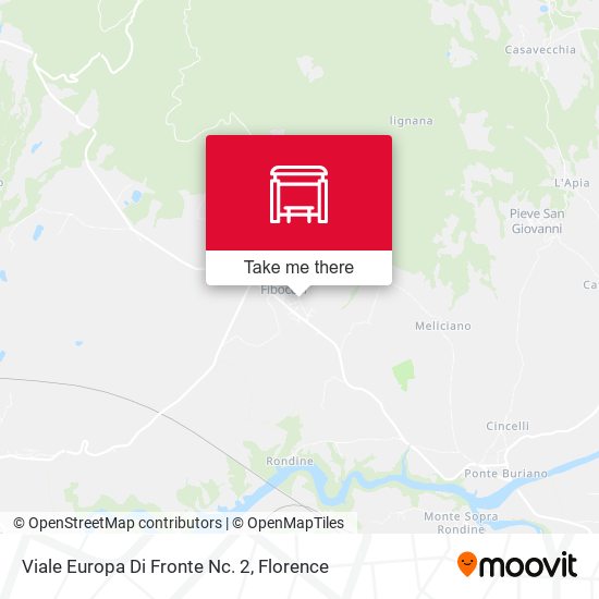 Viale Europa Di Fronte Nc. 2 map
