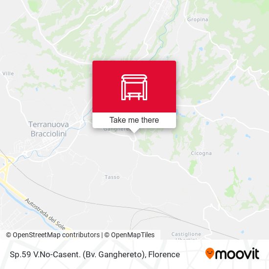Sp.59 V.No-Casent. (Bv. Ganghereto) map