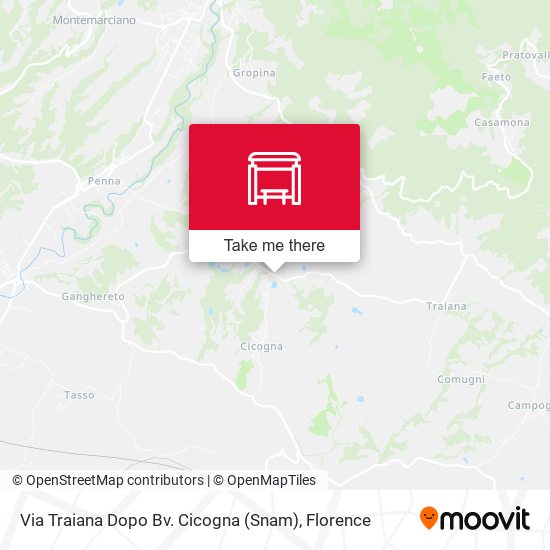 Via Traiana Dopo Bv. Cicogna (Snam) map