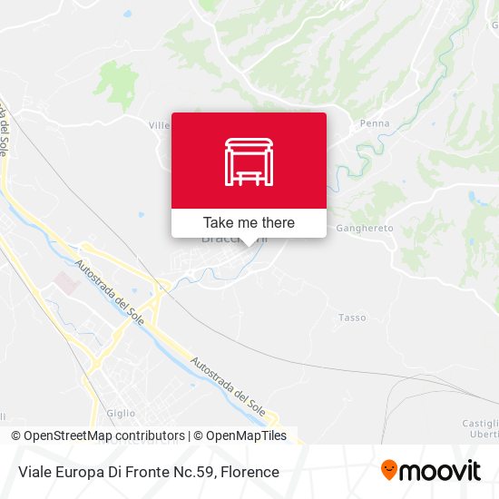 Viale Europa Di Fronte Nc.59 map