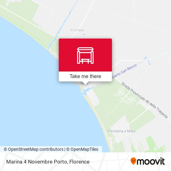 Marina 4 Novembre Porto map