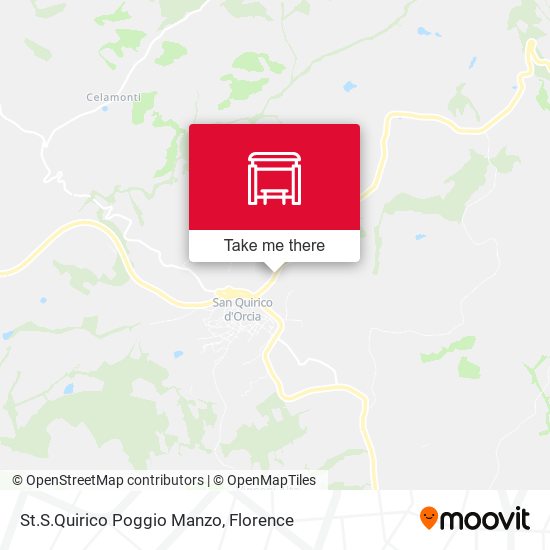 St.S.Quirico Poggio Manzo map