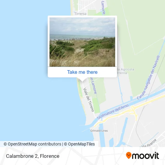 Calambrone 2 map