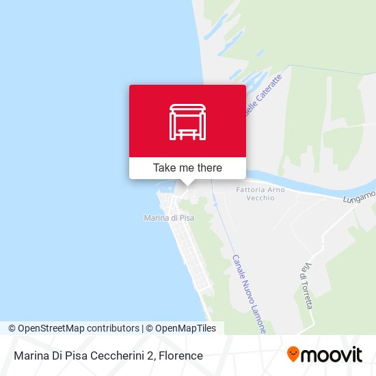 Marina Di Pisa Ceccherini 2 map