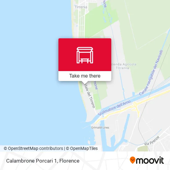 Calambrone Porcari 1 map