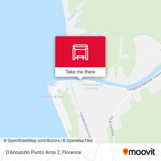 D'Annunzio Punto Arno 2 map