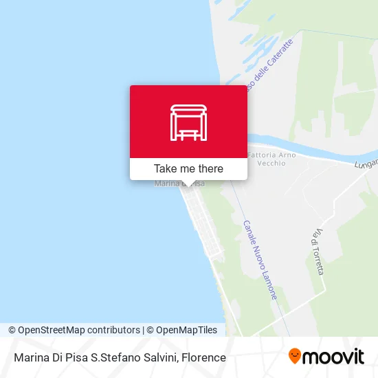 Marina Di Pisa S.Stefano Salvini map