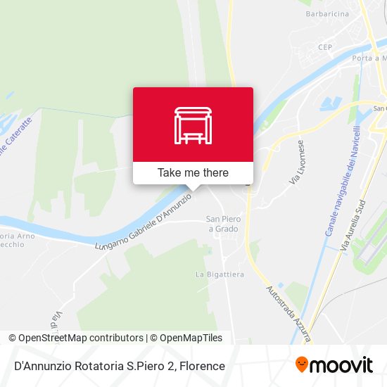 D'Annunzio Rotatoria S.Piero 2 map