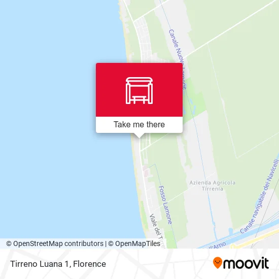Tirreno Luana 1 map