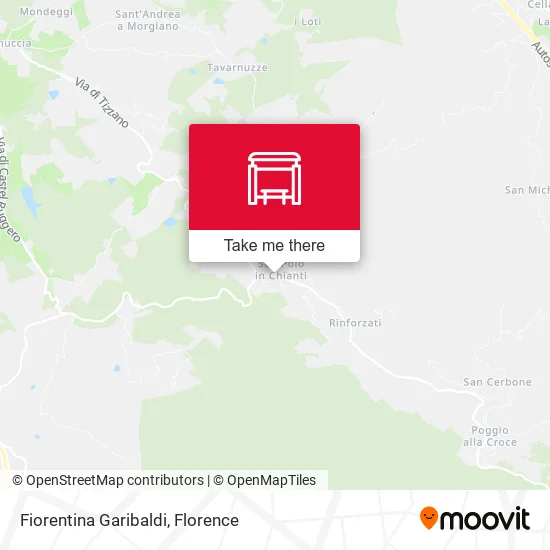 Fiorentina Garibaldi map