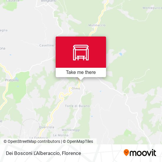 Dei Bosconi L'Alberaccio map