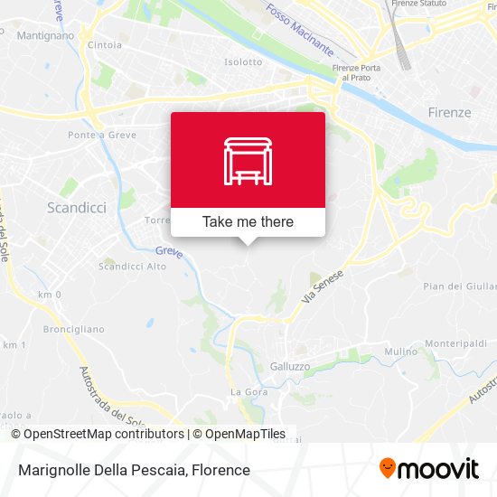 Marignolle Della Pescaia map