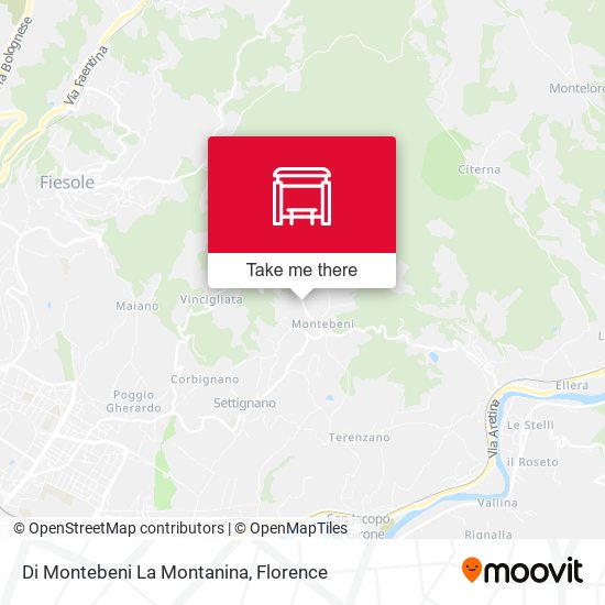 Di Montebeni La Montanina map