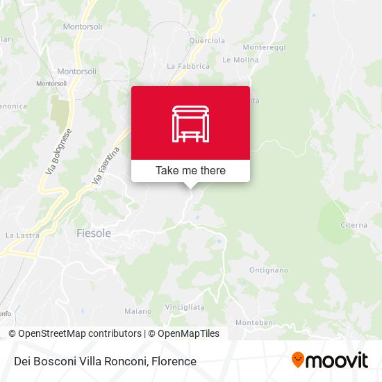 Dei Bosconi Villa Ronconi map