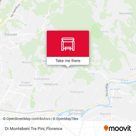 Di Montebeni Tre Pini map