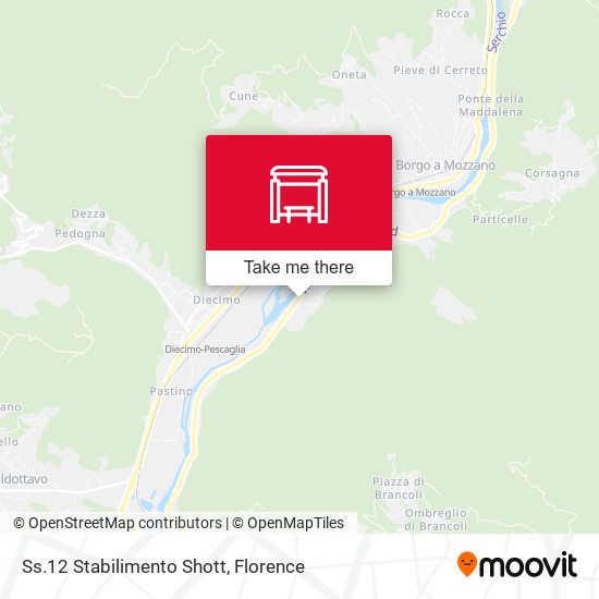 Ss.12 Stabilimento Shott map