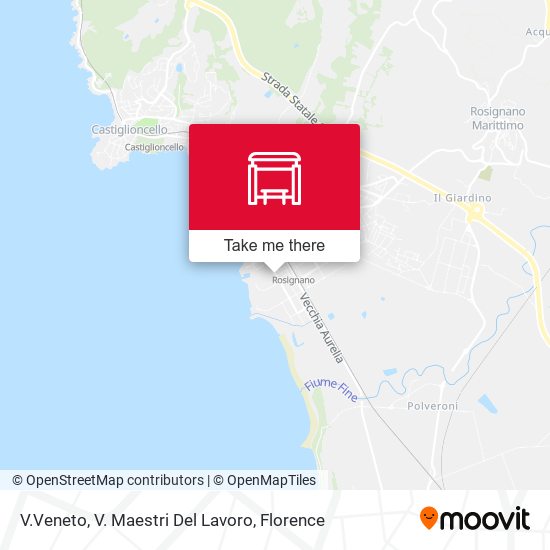 V.Veneto, V. Maestri Del Lavoro map