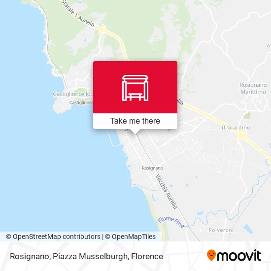 Rosignano, Piazza Musselburgh map