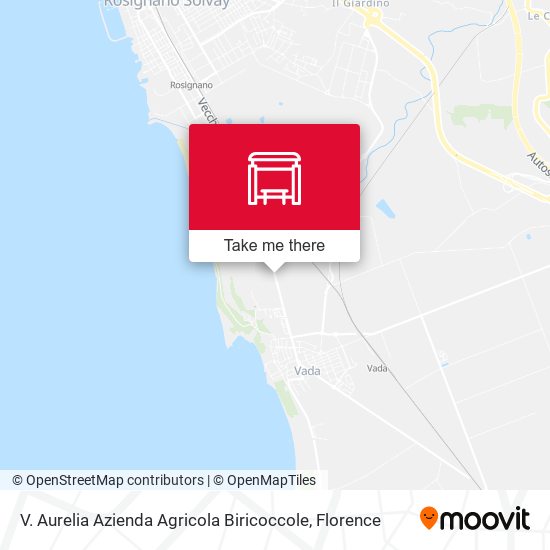V. Aurelia Azienda Agricola Biricoccole map