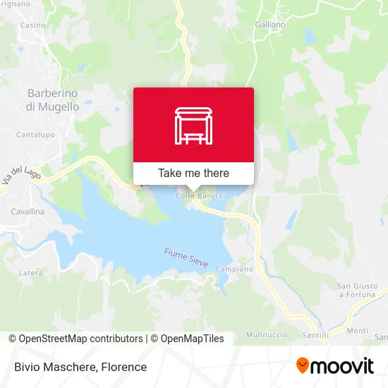Maschere Junction map
