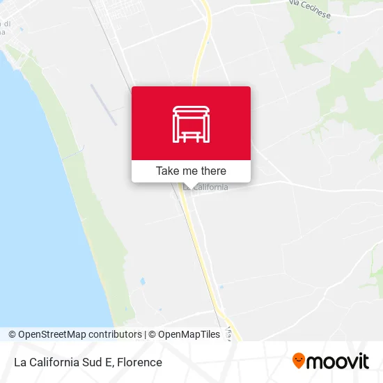 La California Sud E map