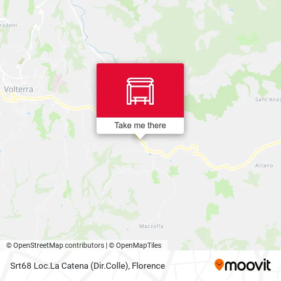 Srt68 Loc.La Catena (Dir.Colle) map