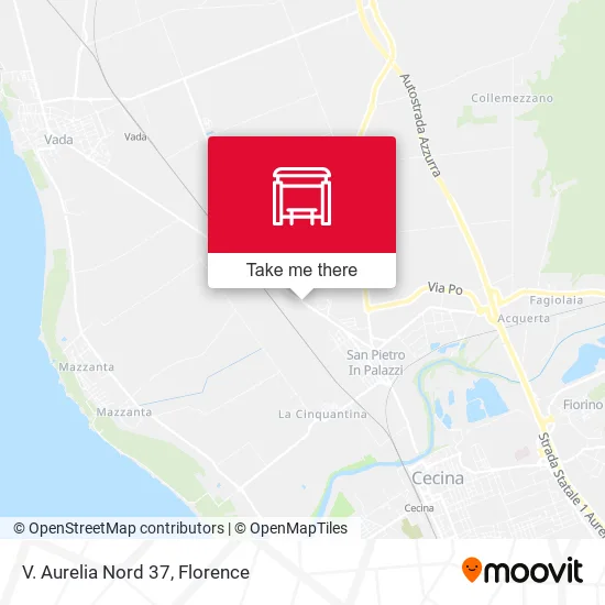 V. Aurelia Nord 37 map