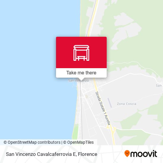 San Vincenzo Cavalcaferrovia E map