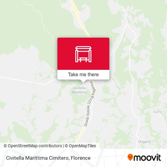 Civitella Marittima Cimitero map