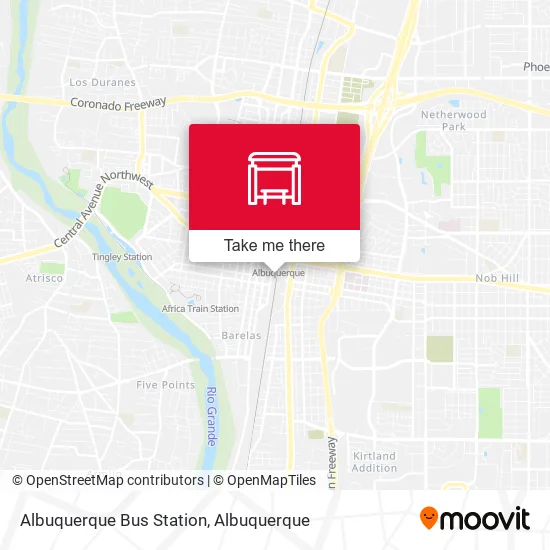 Albuquerque Bus Station map