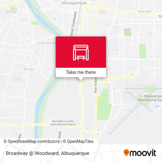 Broadway @ Woodward map