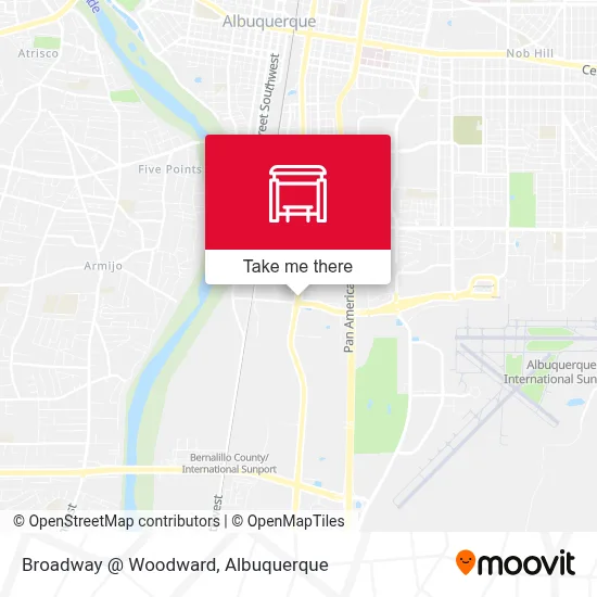Broadway @ Woodward map