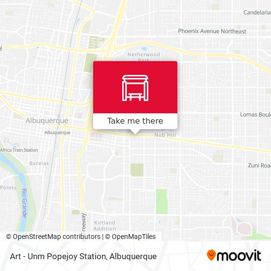 Art - Unm Popejoy Station map