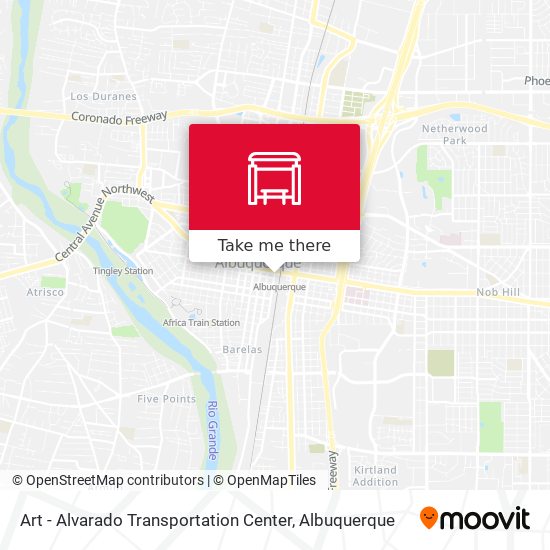 Art - Alvarado Transportation Center map