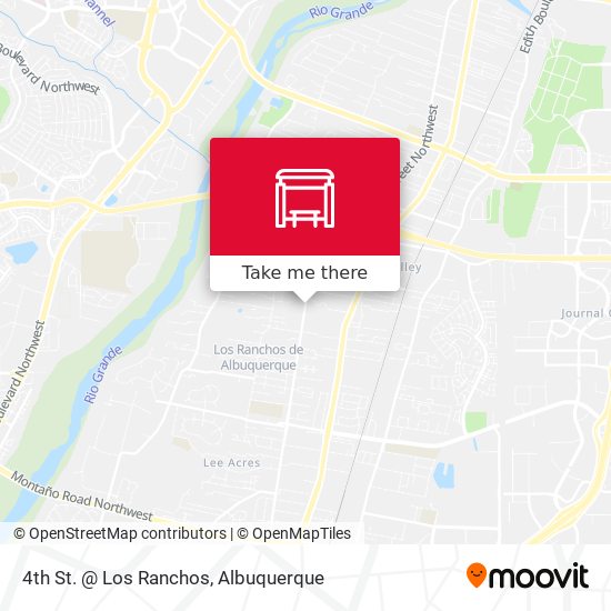 Mapa de 4th St. @ Los Ranchos