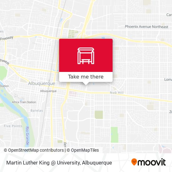 Martin Luther King @ University map