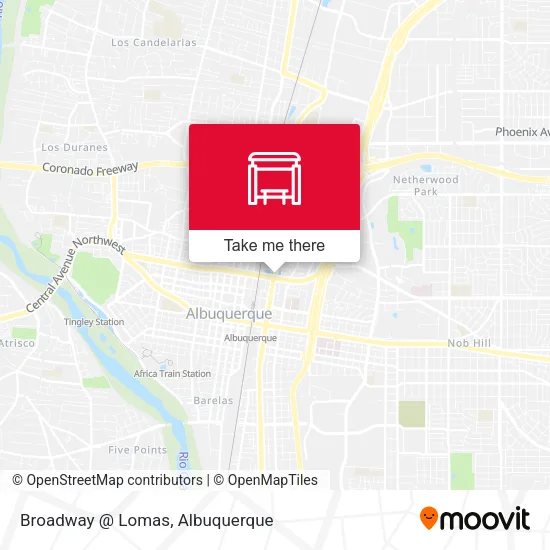 Mapa de Broadway @ Lomas
