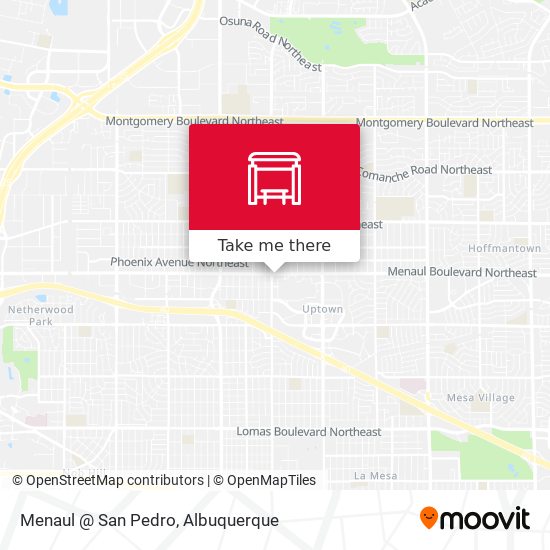 Menaul @ San Pedro map