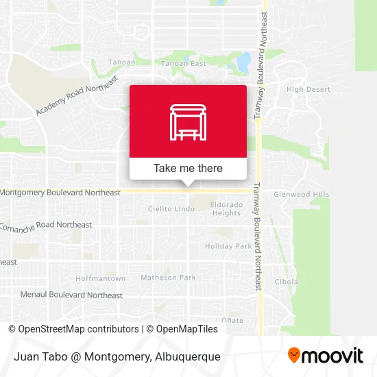 Mapa de Juan Tabo @ Montgomery
