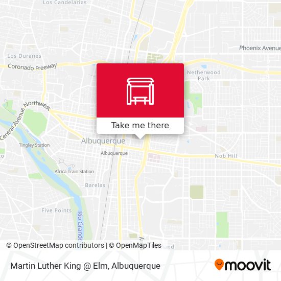 Martin Luther King @ Elm map