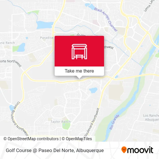 Mapa de Golf Course @ Paseo Del Norte