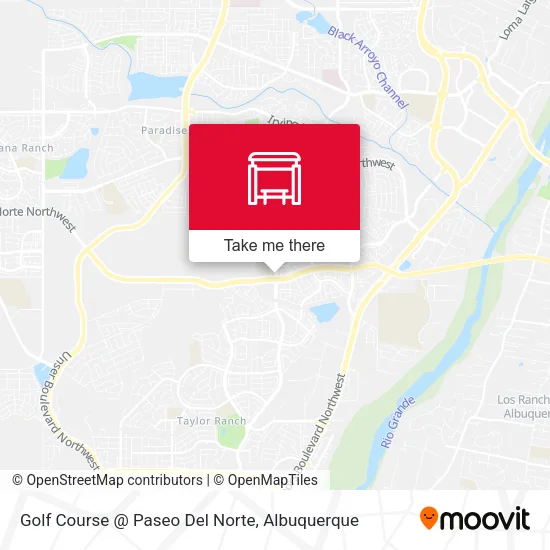 Mapa de Golf Course @ Paseo Del Norte