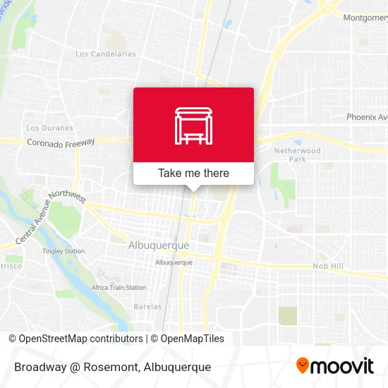 Mapa de Broadway @ Rosemont