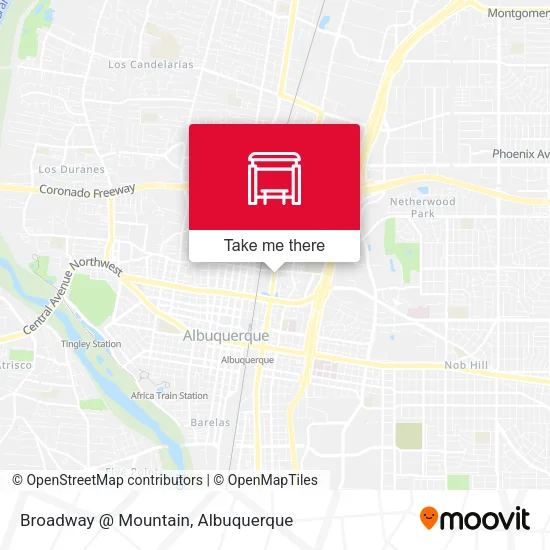 Mapa de Broadway @ Mountain