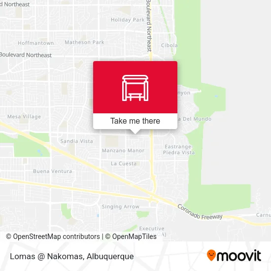 Lomas @ Nakomas map