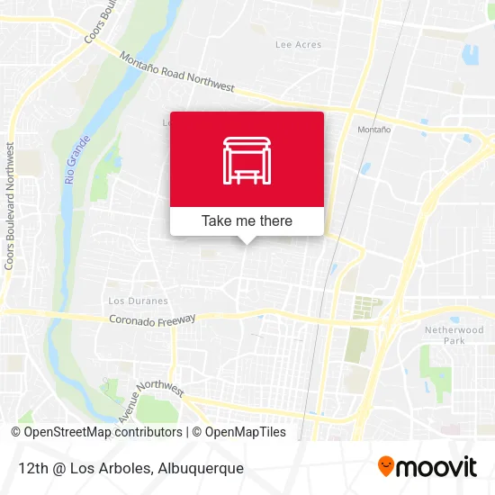 Mapa de 12th @ Los Arboles