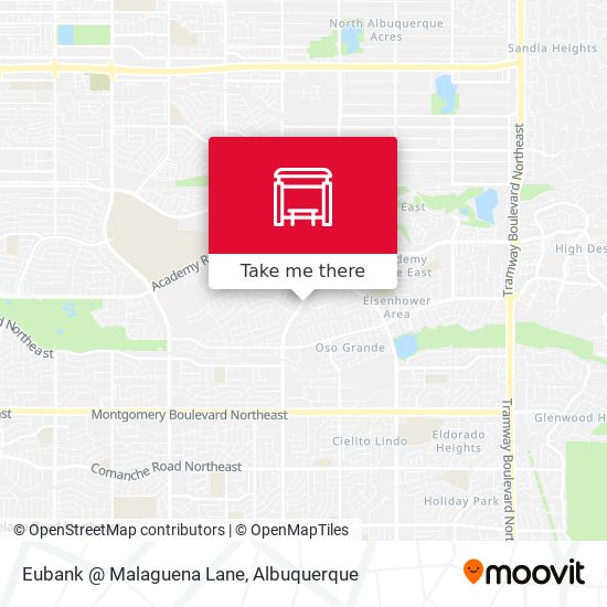Eubank @ Malaguena Lane map